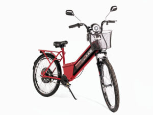 bicicleta elétrica 800w modelo PRIMA Aro 24 Vermelho - Smart